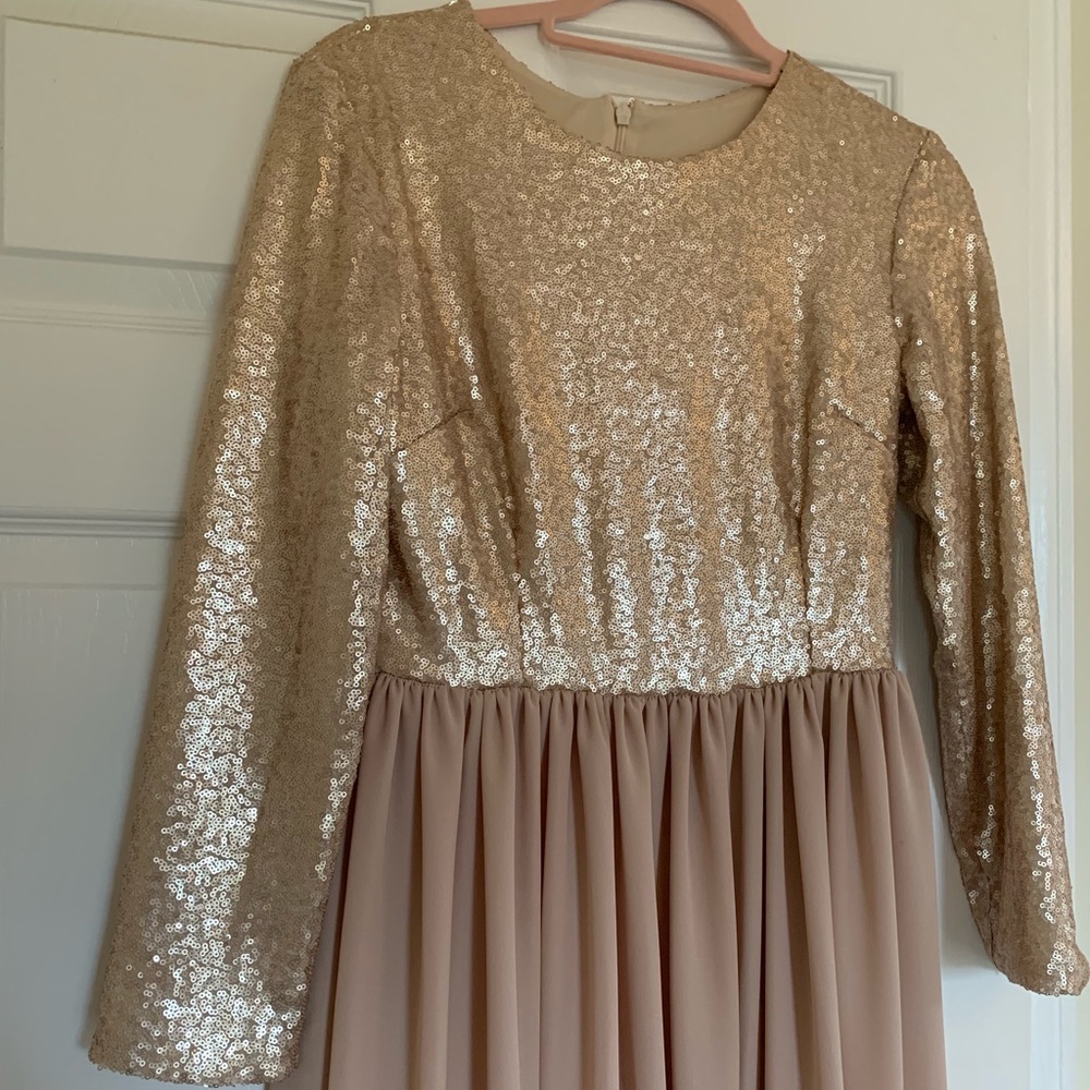 Champagne maxi dress - Picture 3 of 4